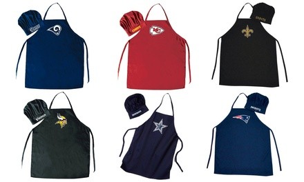 PSG NFL Cooking Apron and Chef Hat Set (2-Piece)