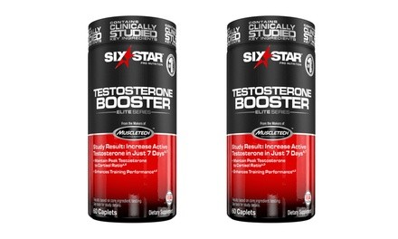 Six Star Testosterone Booster (60 ct.)(2-Pack) and MuscleTech Sample