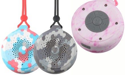 Laud Portable Splash-Proof Bluetooth Shower Speaker (1- or 2-Pack)