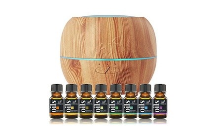 Art Naturals Diffuser and 8-Pack Oil Gift Set  
