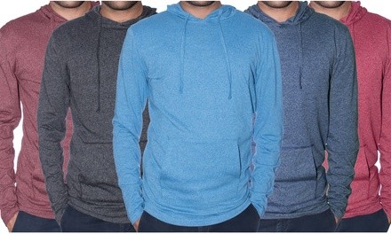 StraightFaded Men's Lightweight Marled Hoodie