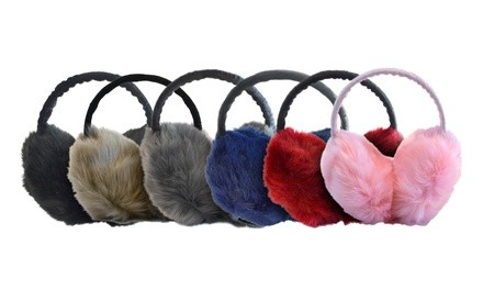 Women's Faux-Fur Jumbo Earmuffs