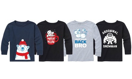 Kids Holiday Long Sleeve Tees