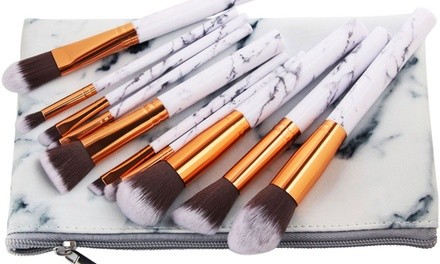 Pro Marble Brush Set with Case (11-Piece)