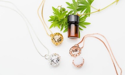 Aromatherapy Diffuser Locket Necklace