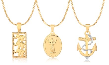 18K Gold Plated Pendant Necklaces by Euphir