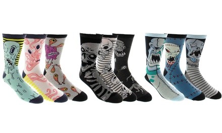 Men's Zombie Socks (9-Pack)