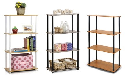 Furinno Turn-N-Tube 4-Tier Multipurpose Shelf. Multiple Options Available.