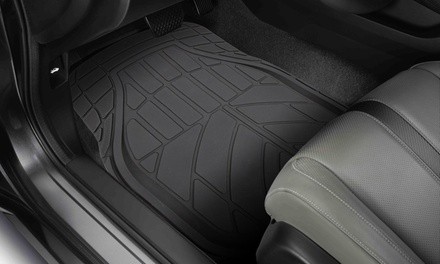 Tac-Tough Universal Front or Rear Car Floor Mats with 1.25