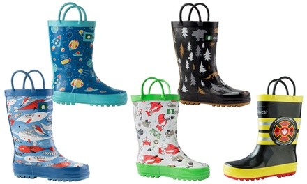 Oaki Kids Rubber Rain Boots - Boys