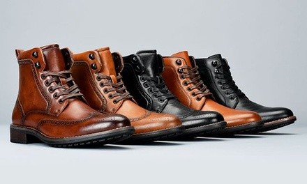 Vincent Cavallo Men's Combat Dress Boots