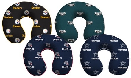 NFL Memory Foam Travel Pillow