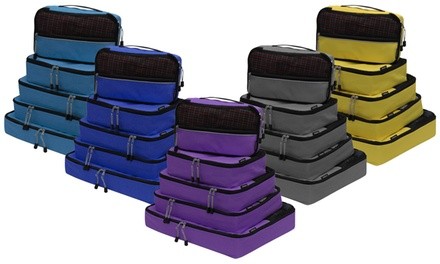 Verdi Packing Cube Organizer Set with Zipper Pockets (5-Piece)