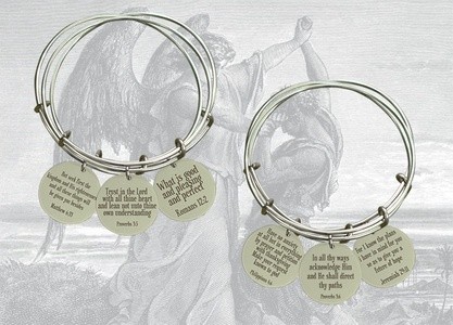 Holy Scripture Bangles by Pink Box