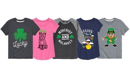 Kids' St. Patrick's Day Tees. Toddler and Youth Sizes Available.