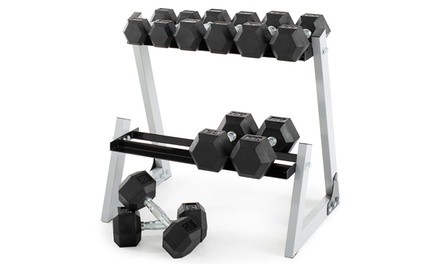 Weider 200lb. Dumbbell Kit with Rack