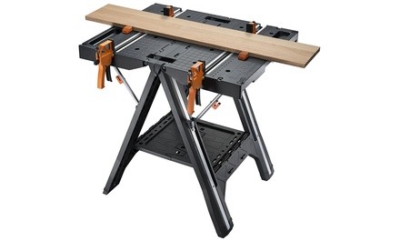 Worx WX051Pegasus Multi-Function Work Table and Sawhorse with Clamps