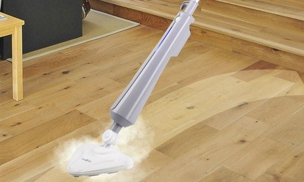 True & Tidy STM-300 Multi-Surface Steam Mop with Carpet Glider