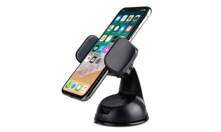 LAX Phone Holder Car Mount with Suction Cup for Dashboard and Windshield (1-, 2-, or 3-Pack)