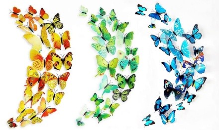 3D Butterfly Magnets (12-Piece Set) 