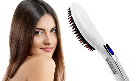 Hair Straightener Heated Brush 