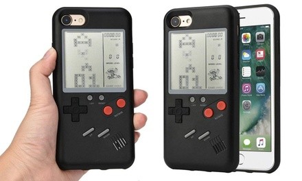 Waloo Gamer Design iPhone Case with Built-In Game Console