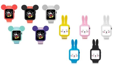 Soft Protective Case with Mouse or Rabbit Ears for Apple Watch Series 1, 2, & 3