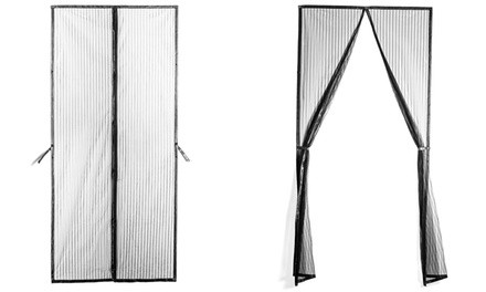 Extra Strength Magnetic Heavy Duty Mesh Screen Door Curtain