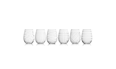 Stemless Wine Goblets Set (6-Piece)