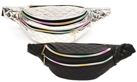 Quilted Waist Fanny Pack