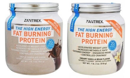 Zantrex Chocolate or Vanilla Fat-Burning Protein (1Lb.)