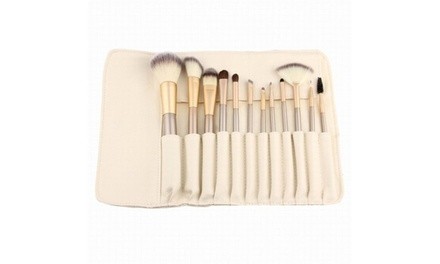 Professional Makeup Brushes Set with Case (13-Piece)