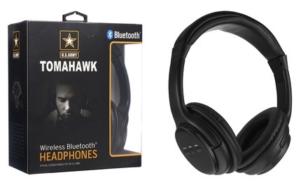 U.S. ARMY Tomahawk Portable Wireless Bluetooth Over-Ear Headphones