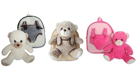 Swari Toddler Backpack with Removable Stuffed Animal