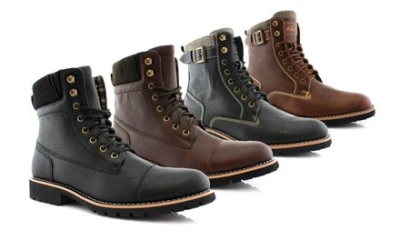 Polar Fox Men's Wilson or Baldwin Combat Boots