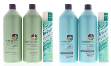 Pureology Shampoo and Conditioner with Dry Shampoo (3-Pack)