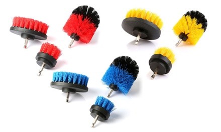 All-Purpose Power Scrubber Drill Cleaning Brush Set (3-Piece) (Drill Not Included)