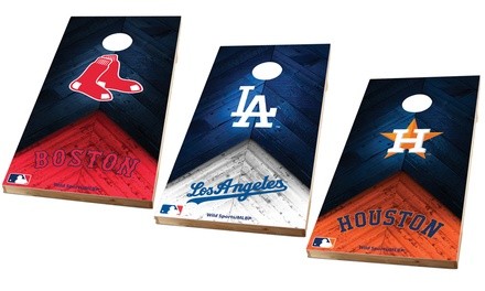 MLB 2'x4' Premium Tailgate Toss Cornhole with Bean Bags