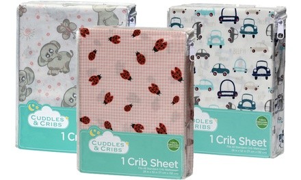 Organic-Cotton Fitted Crib Sheet