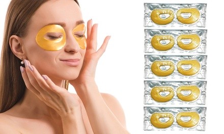 24K Gold Collagen Lifting Eye Patches (5-Pack)