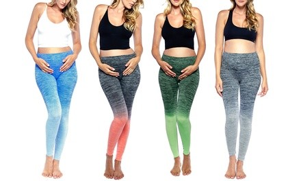 Electric Yoga Women's Ombre Maternity Leggings