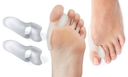 Bunion Corrector and Bunion Relief Gel Toe Protectors (1-Pair)