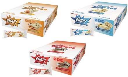 Snap Nutrition Ooh Snap! Gluten-Free Crispy Protein Bars (1- or 2-Pack)