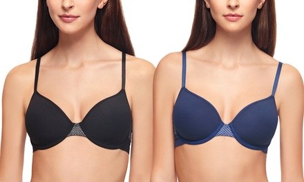 b.tempt'd by Wacoal Spectator Contrast-Trim Contour Bra (Sizes C thru DD)