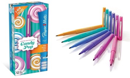 Paper Mate Flair Candy Pop Felt Tip Marker Pens (36-Piece)