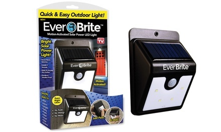 As Seen on TV EverBrite Motion-Activated Solar Powered LED Light (1- or 2-Pack)