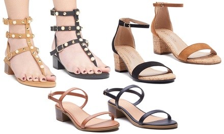 Sociology Assorted Height Fashion Sandals (Up to Size 11) | Groupon Exclusive