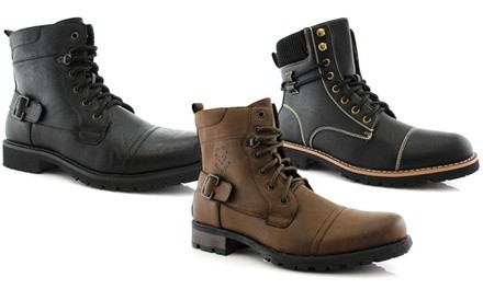 Polar Fox Fabian and Nicholas Men's Combat Boots