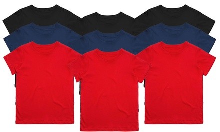 Kids' Cotton T-Shirt (3-Pack)