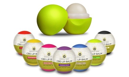 CBD-Infused Organic Lip Balm from Premier Hemp (30 mg) 